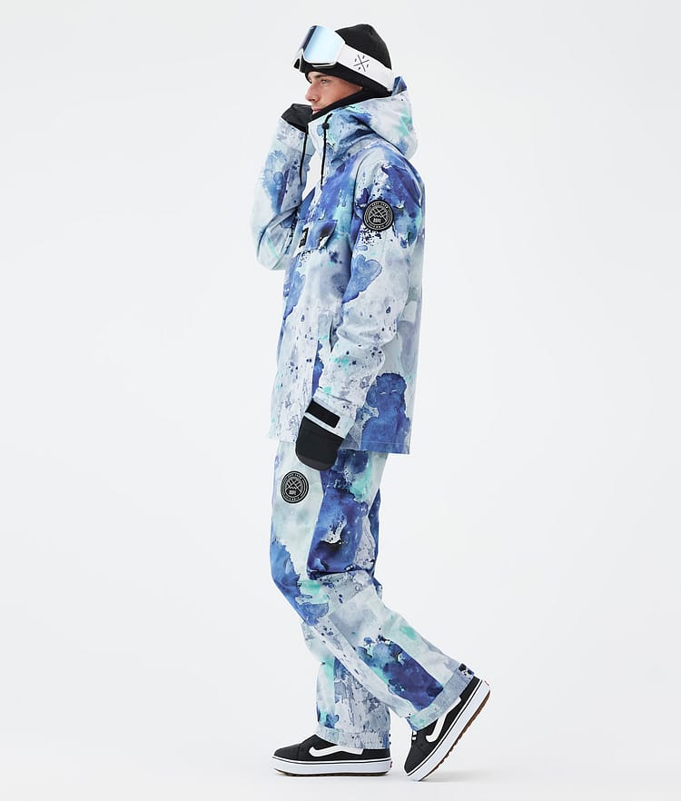 Dope Blizzard Snowboardjacke Herren Spray Blue Green, Image 3 of 8
