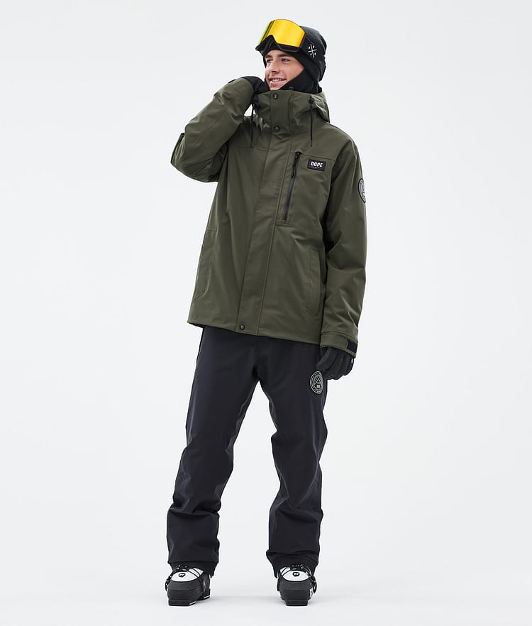 Dope Blizzard Full Zip 24 Skijacke Herren Olive Green, Bild 2 von 9