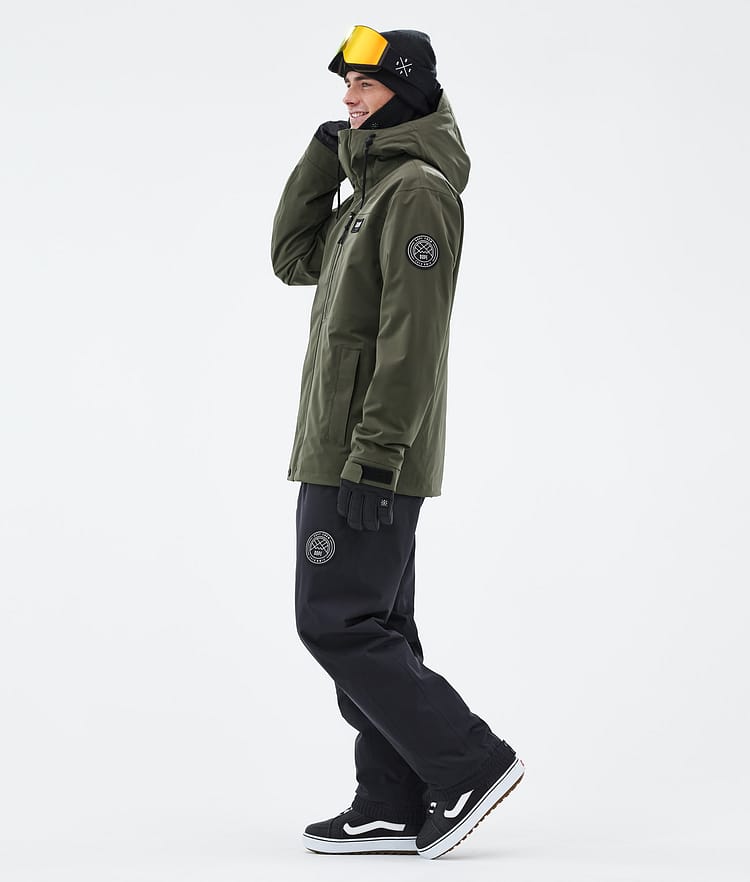 Dope Blizzard Full Zip 24 Snowboardjacke Herren Olive Green, Bild 3 von 9