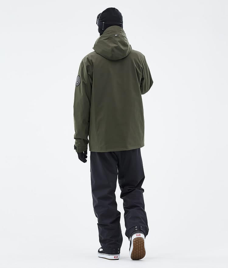 Dope Blizzard Full Zip 24 Snowboardjacke Herren Olive Green, Bild 4 von 9