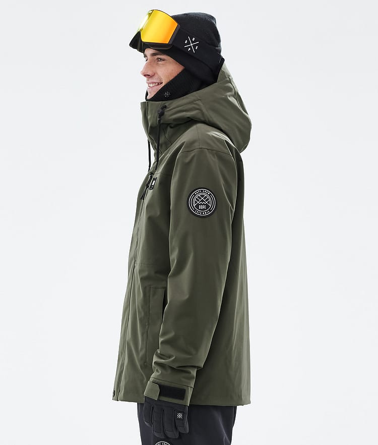 Dope Blizzard Full Zip 24 Snowboardjacke Herren Olive Green, Bild 5 von 9