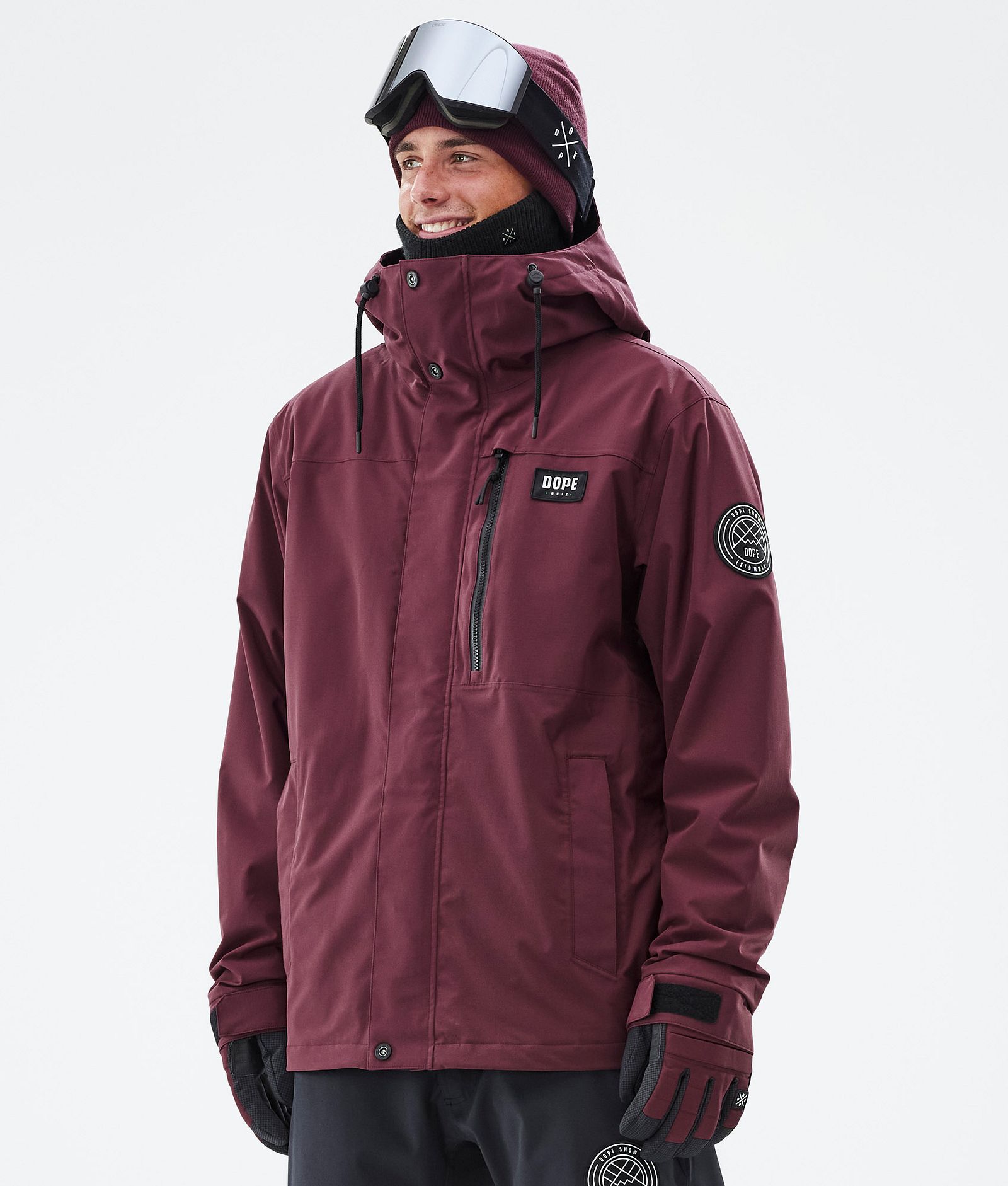 Dope Blizzard Full Zip Snowboardjacke Herren Burgundy, Bild 1 von 9