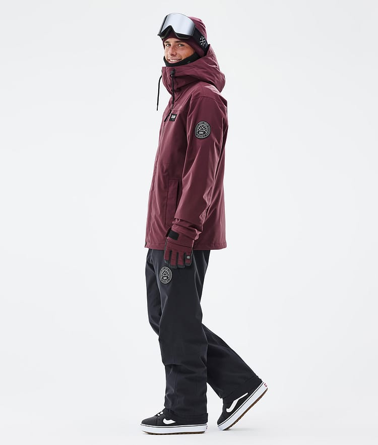 Dope Blizzard Full Zip Snowboardjacke Herren Burgundy