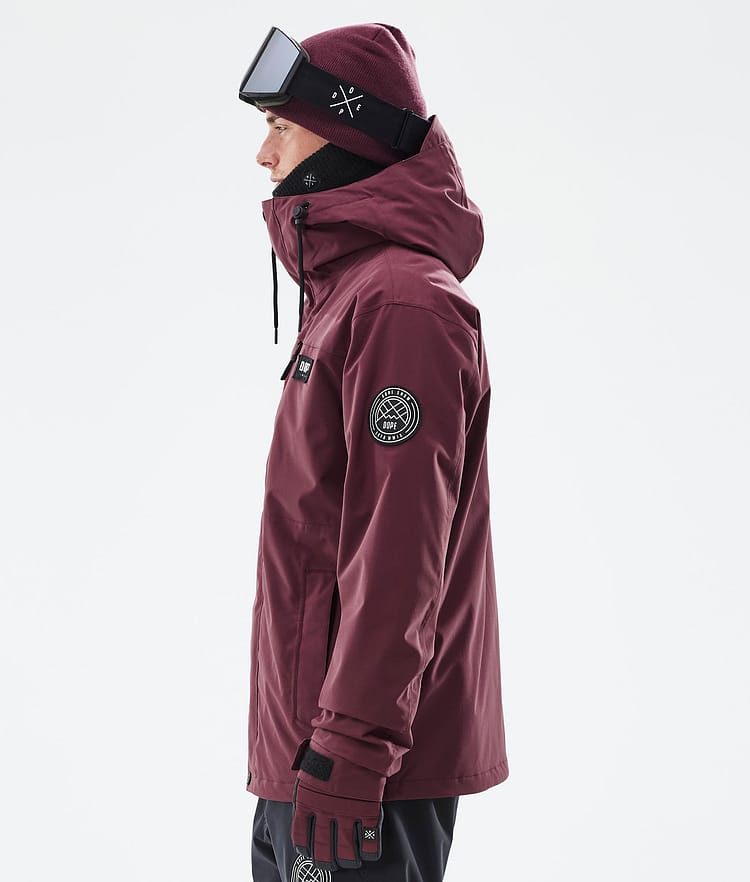 Dope Blizzard Full Zip Snowboardjacke Herren Burgundy, Bild 5 von 9