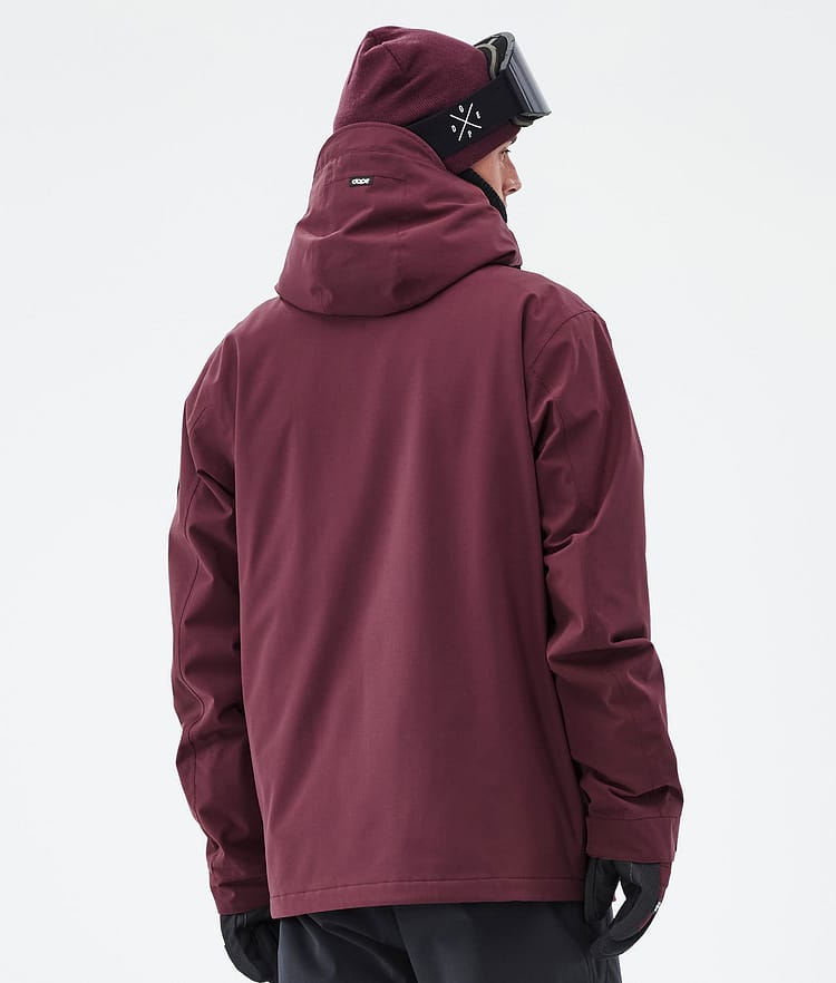 Dope Blizzard Full Zip Snowboardjacke Herren Burgundy, Bild 6 von 9