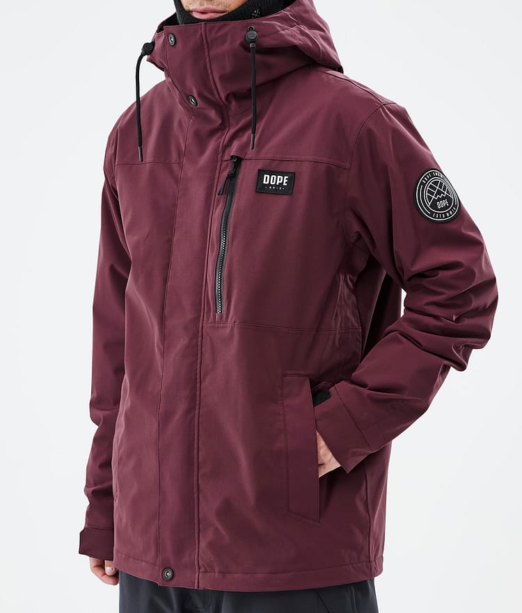 Dope Blizzard Full Zip Snowboardjacke Herren Burgundy