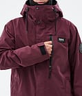 Dope Blizzard Full Zip Snowboardjacke Herren Burgundy, Bild 8 von 9