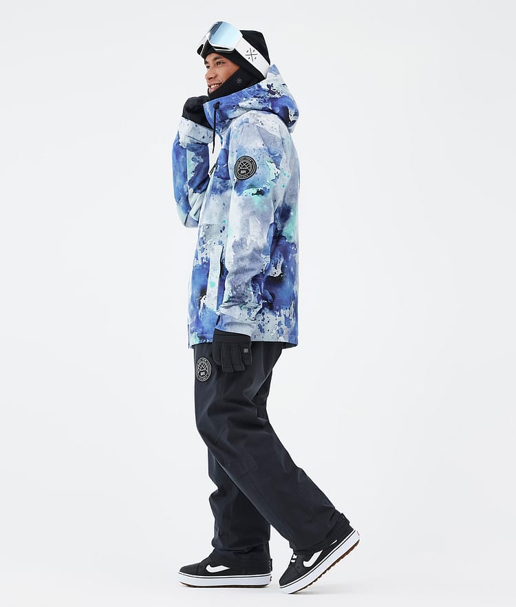 Dope Blizzard Full Zip Snowboardjacke Herren Spray Blue Green