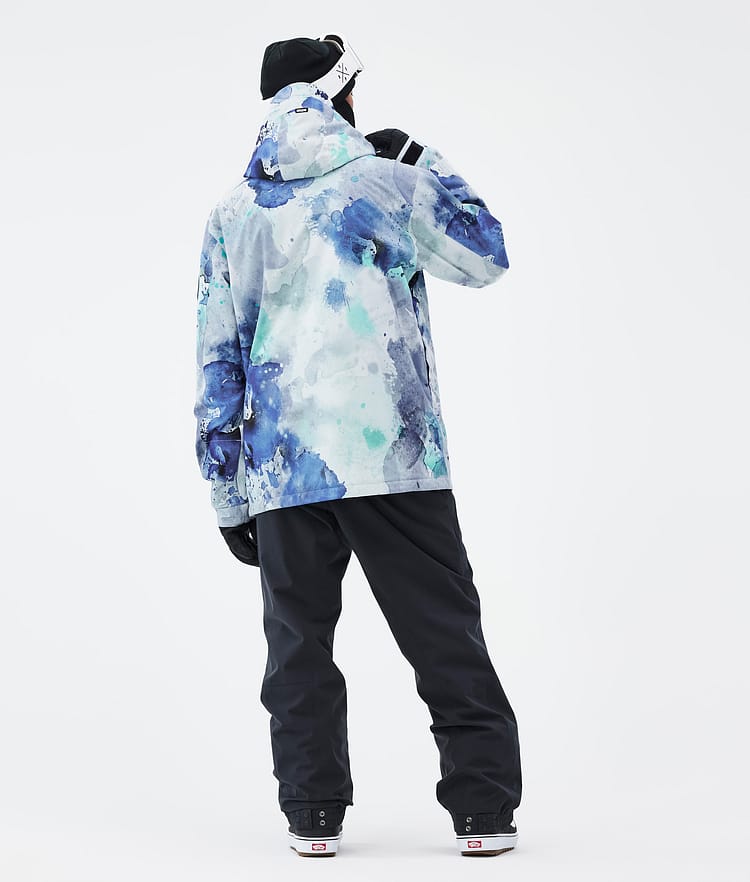 Dope Blizzard Full Zip Snowboardjacke Herren Spray Blue Green, Bild 4 von 9