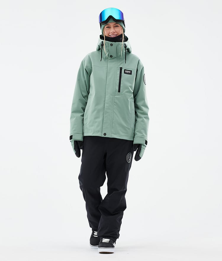 Dope Blizzard W Full Zip 24 Snowboardjacke Damen Faded Green Renewed, Bild 3 von 10
