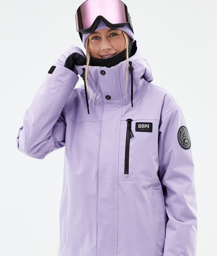 Dope Blizzard W Full Zip 24 Skijacke Damen Faded Violet, Bild 2 von 10