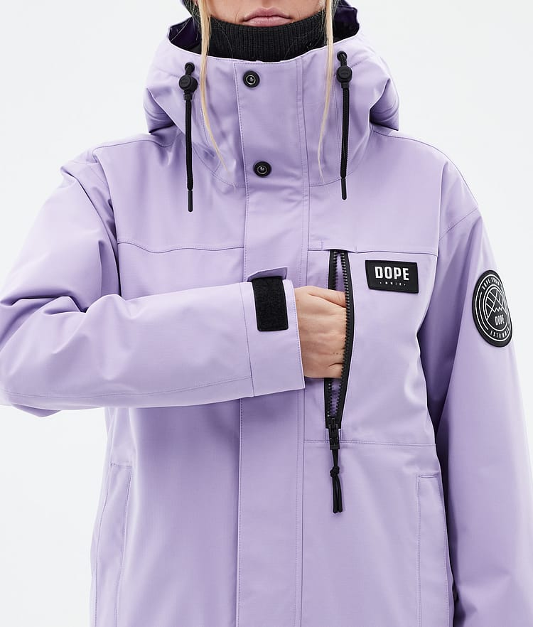 Dope Blizzard W Full Zip 24 Skijacke Damen Faded Violet, Bild 9 von 10