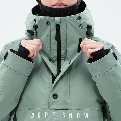 Halber Reißverschluss mit doppelter Schutzleiste Hauptdetailproduktbild,