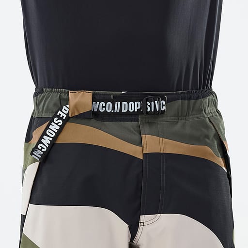 Elastischer Bund mit integriertem Gürtel Hauptdetailproduktbild,