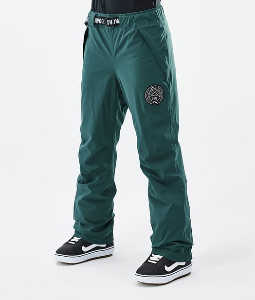 Dope Blizzard W 2024 Snowboardhose Damen Bottle Green