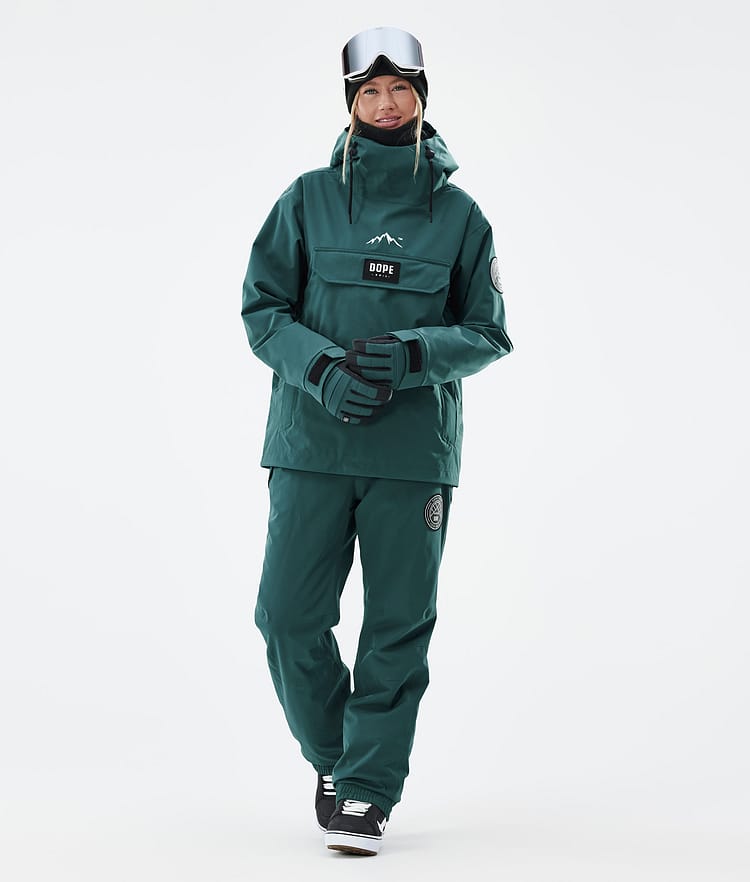Dope Blizzard W 2024 Snowboardhose Damen Bottle Green, Bild 2 von 5