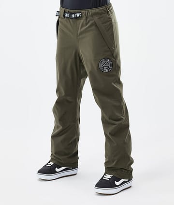 Dope Blizzard W 2024 Snowboardhose Damen Olive Green