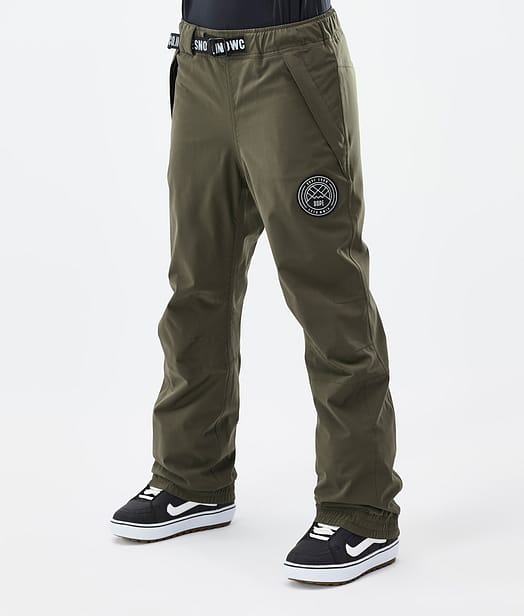 Dope Blizzard W 2024 Snowboardhose Damen Olive Green