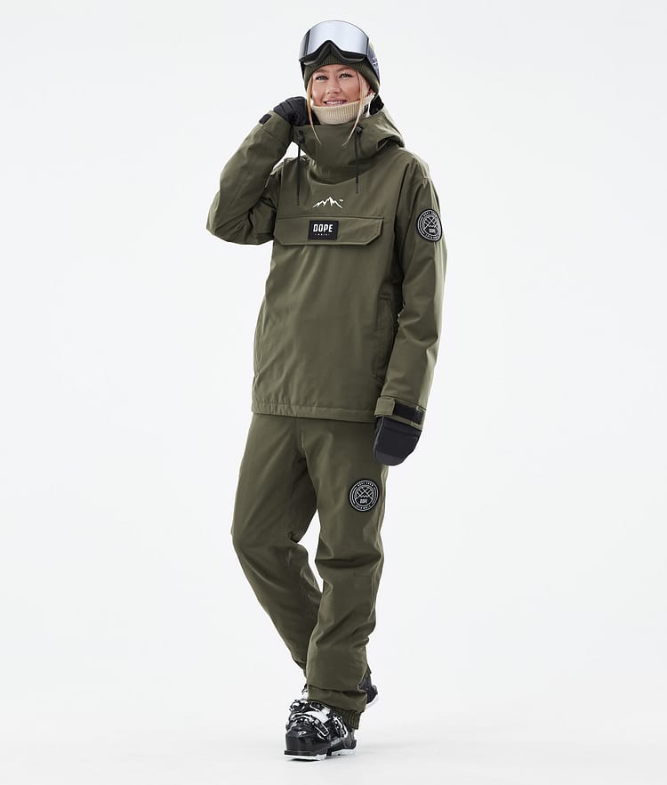 Dope Blizzard W 2024 Skihose Damen Olive Green, Bild 2 von 5