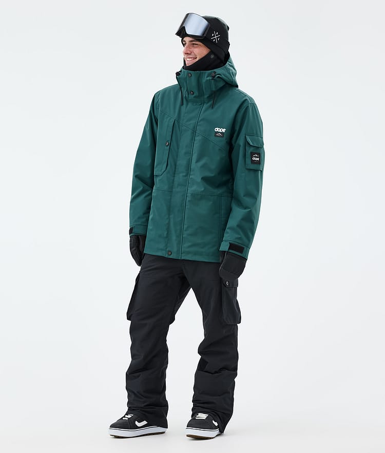 Dope Adept Snowboardjacke Herren Bottle Green, Bild 3 von 10