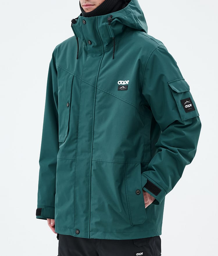 Dope Adept Snowboardjacke Herren Bottle Green, Bild 7 von 9