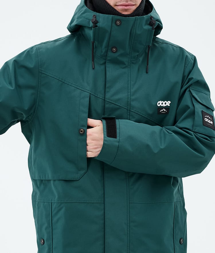 Dope Adept Snowboardjacke Herren Bottle Green, Bild 9 von 10