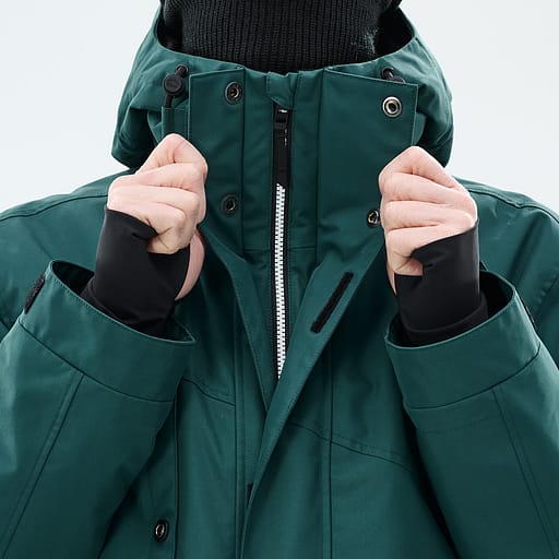 Frontreißverschluss mit doppelter Schutzleiste Hauptdetailproduktbild,