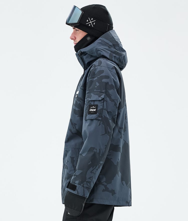 Dope Adept Snowboardjacke Herren Metal Blue Camo, Bild 6 von 10