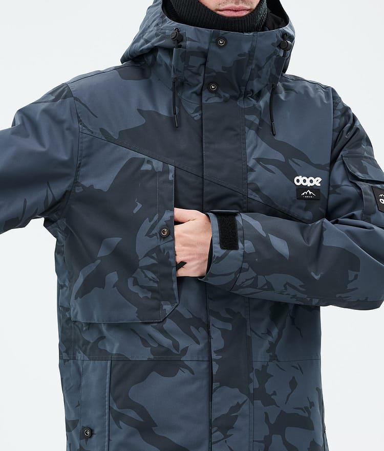 Dope Adept Snowboardjacke Herren Metal Blue Camo, Bild 9 von 10