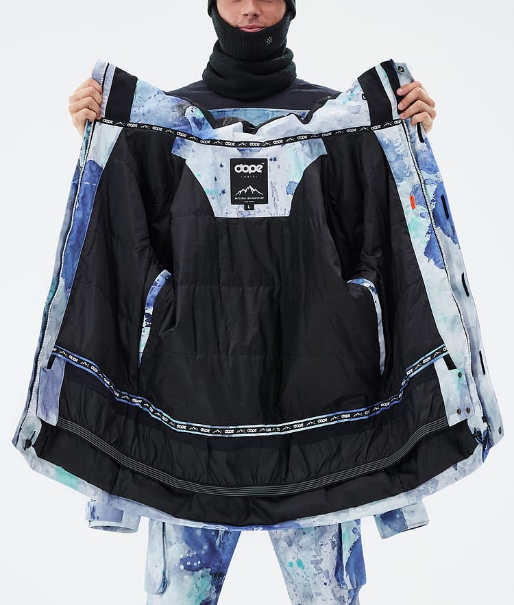 Dope Adept Snowboardjacke Herren Spray Blue Green, Bild 9 von 9