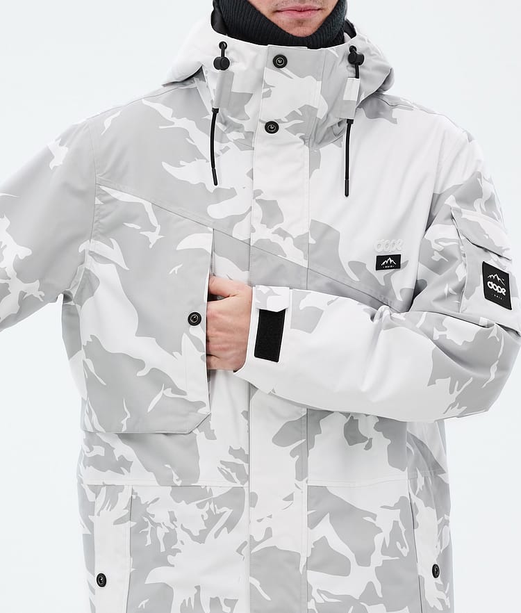 Dope Adept Snowboardjacke Herren Grey Camo Renewed, Bild 8 von 9