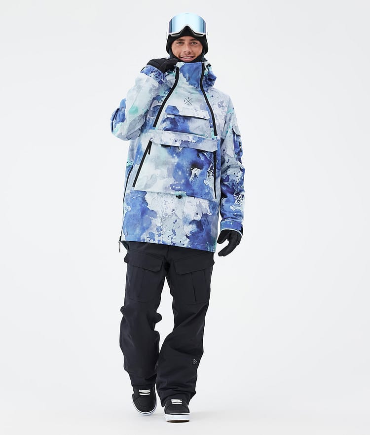 Dope Akin Snowboardjacke Herren Spray Blue Green