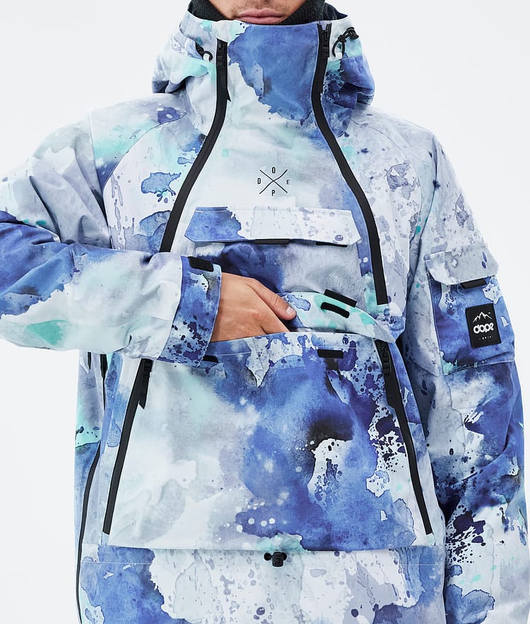 Dope Akin Snowboardjacke Herren Spray Blue Green