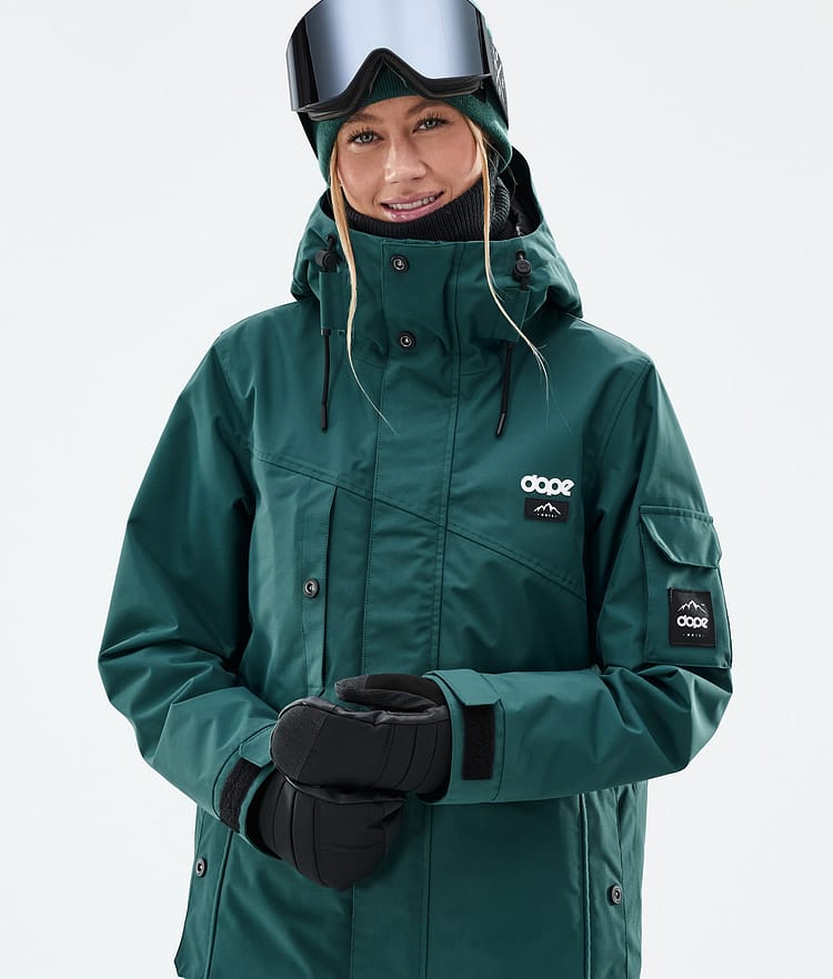Dope Adept W Snowboardjacke Damen Bottle Green, Bild 2 von 10