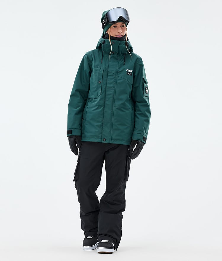Dope Adept W Snowboardjacke Damen Bottle Green, Bild 3 von 10