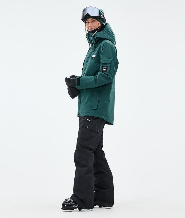 Dope Adept W Skijacke Damen Bottle Green, Bild 4 von 10