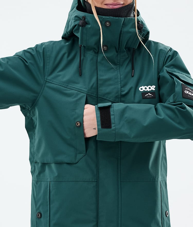 Dope Adept W Snowboardjacke Damen Bottle Green, Bild 8 von 10