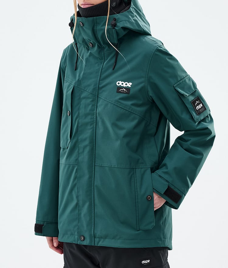 Dope Adept W Snowboardjacke Damen Bottle Green, Bild 9 von 10