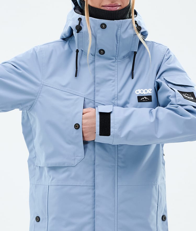 Dope Adept W Snowboardjacke Damen Light Blue Renewed, Bild 8 von 9
