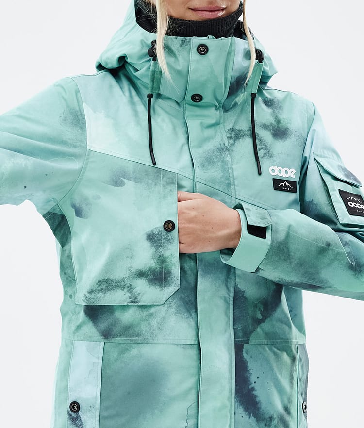 Dope Adept W Skijacke Damen Liquid Green, Bild 8 von 9