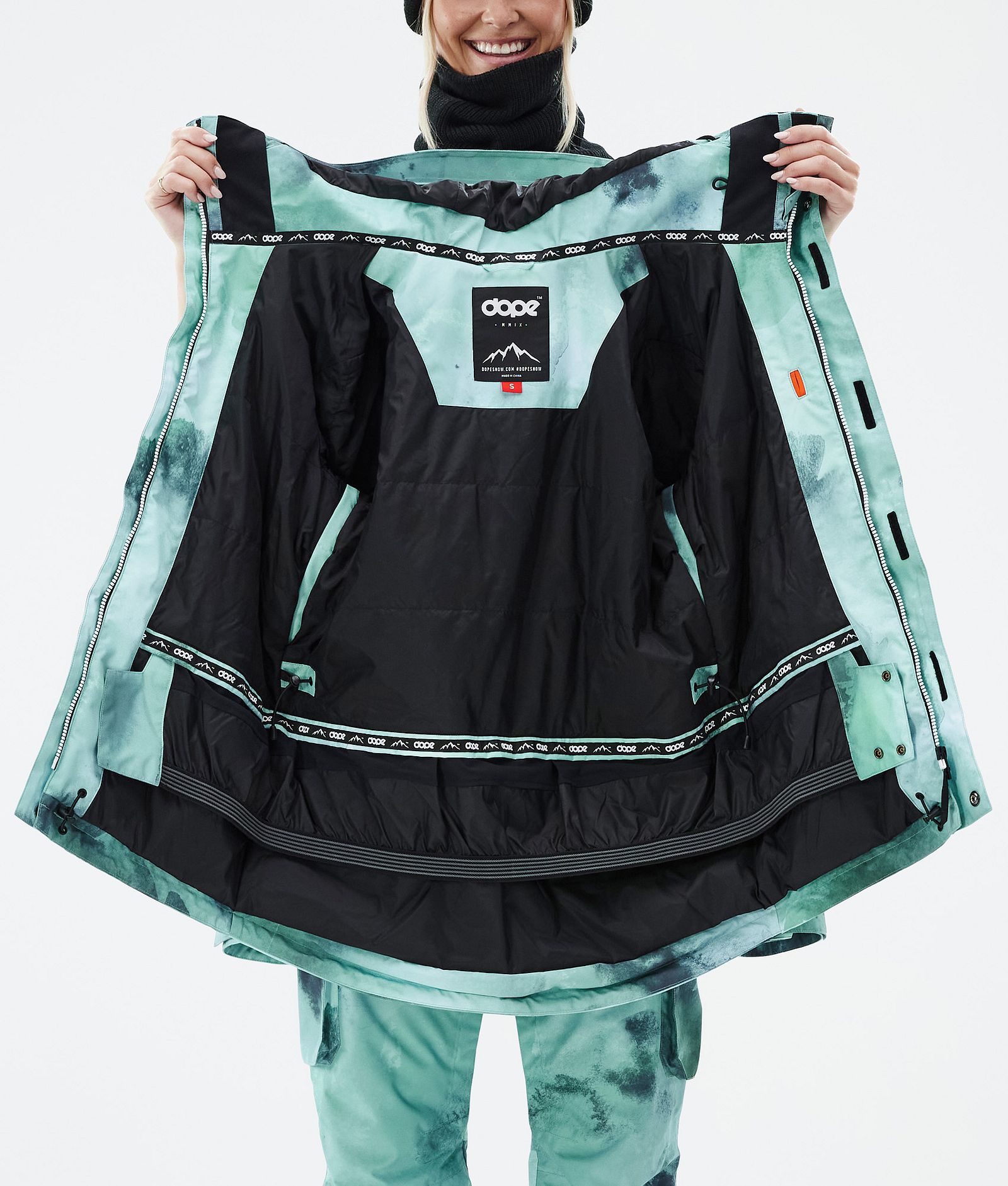Dope Adept W Snowboardjacke Damen Liquid Green, Bild 9 von 9