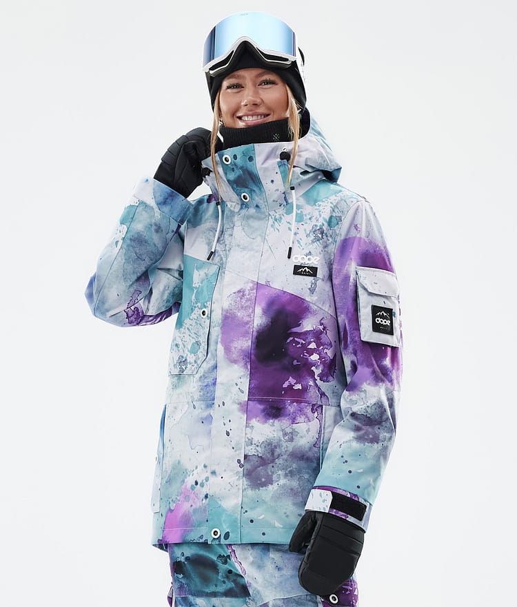 Dope Adept W Snowboardjacke Damen Spray Green Grape