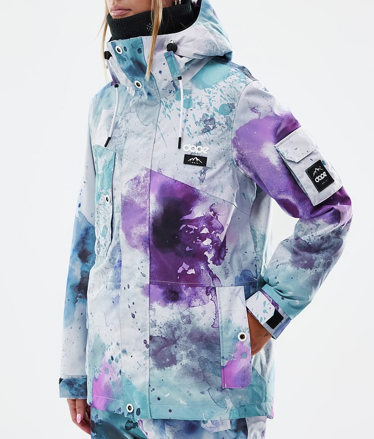 Dope Adept W Snowboardjacke Damen Spray Green Grape