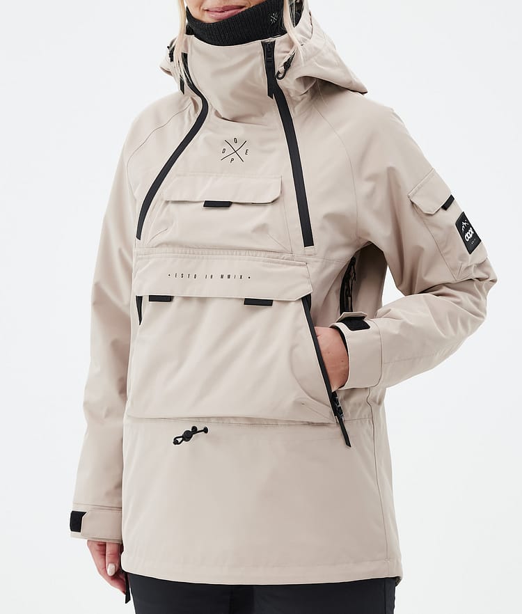 Dope Akin W Snowboardjacke Damen Sand