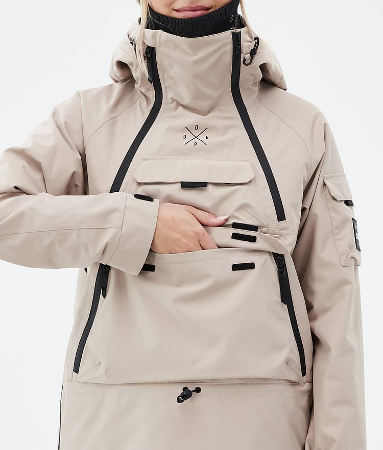 Dope Akin W Snowboardjacke Damen Sand