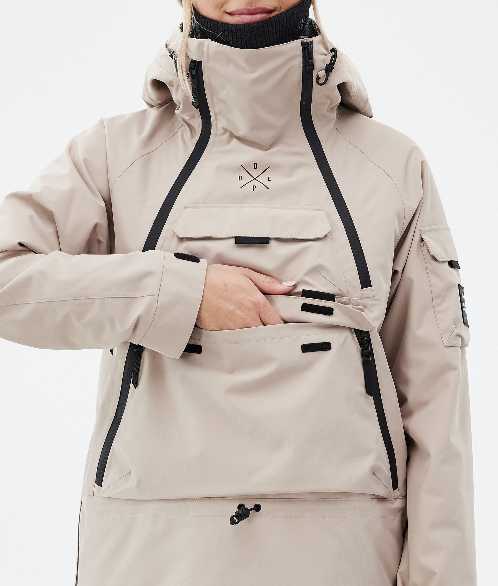 Dope Akin W Skijacke Damen Sand, Bild 8 von 8