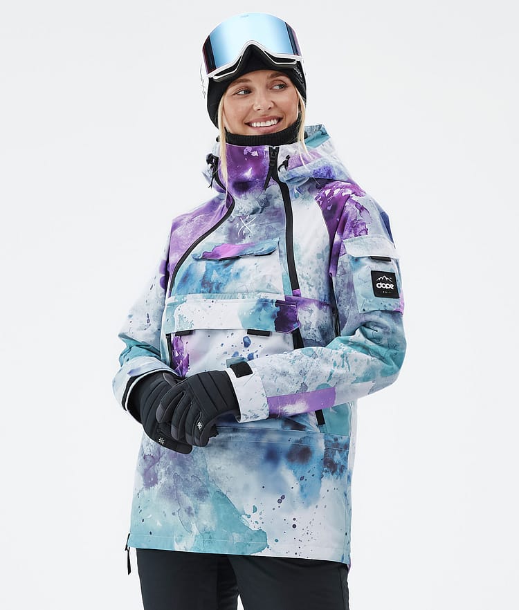 Dope Akin W Snowboardjacke Damen Spray Green Grape, Bild 1 von 8
