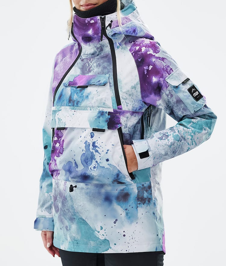 Dope Akin W Snowboardjacke Damen Spray Green Grape