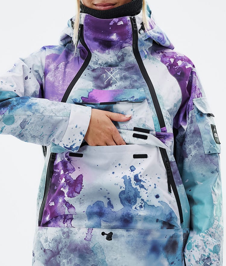 Dope Akin W Snowboardjacke Damen Spray Green Grape