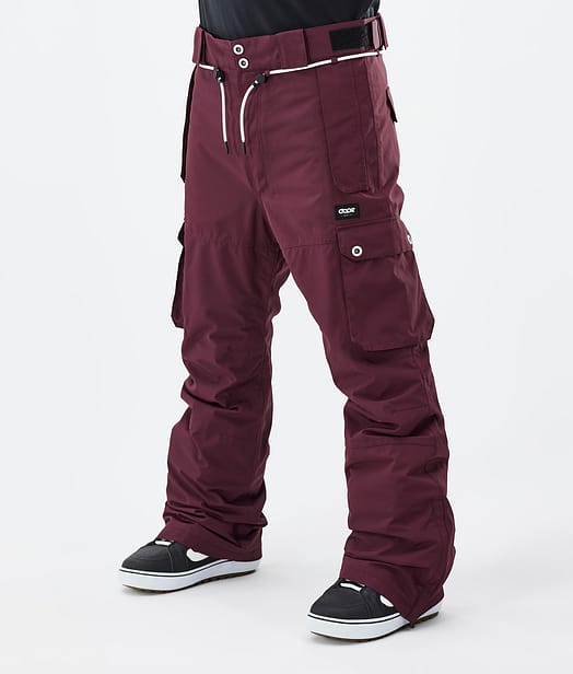 Dope Iconic Snowboardhose Herren Burgundy